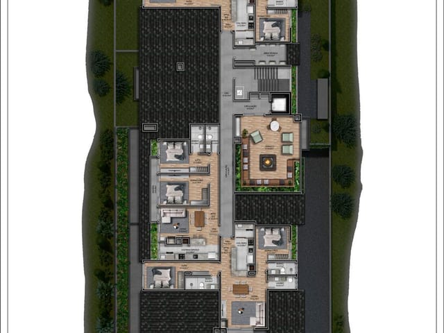 Apartamento com 123m² 2 quartos e 2 banheiros, à venda, no bairro Centro em Canela