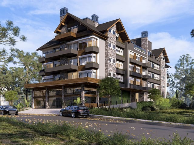 Apartamento com 123m² 2 quartos e 2 banheiros, à venda, no bairro Centro em Canela