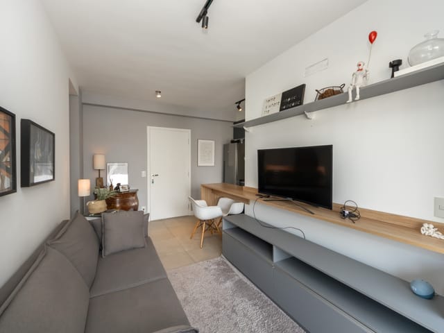 Foto do Apartamento - Apartamento tipo para venda em Vila Mariana com 1 quarto, sendo 1 suíte, 46m² | Lares e Andares Imóveis