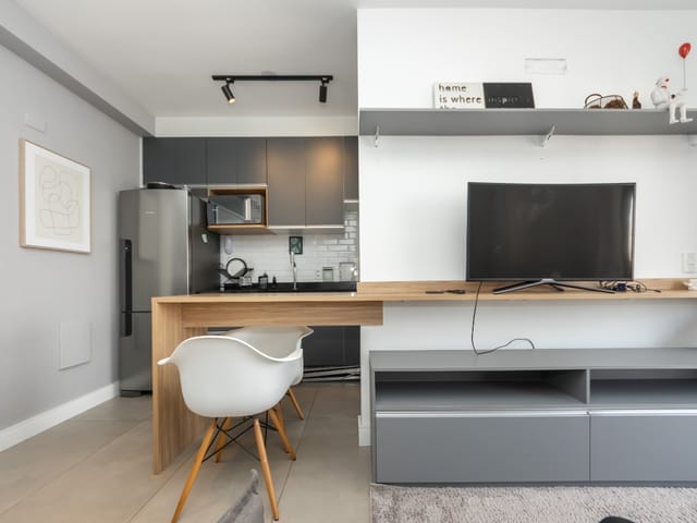 Foto do Apartamento - Apartamento tipo para venda em Vila Mariana com 1 quarto, sendo 1 suíte, 46m² | Lares e Andares Imóveis