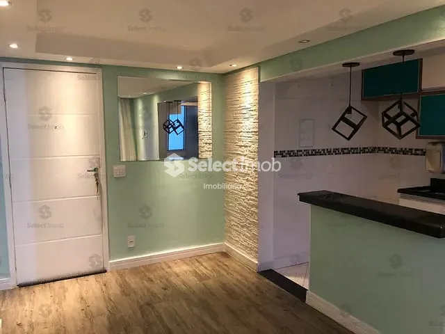Apartamento com 47m² 2 quartos e 1 banheiro, à venda, no bairro Parque São Vicente em Mauá