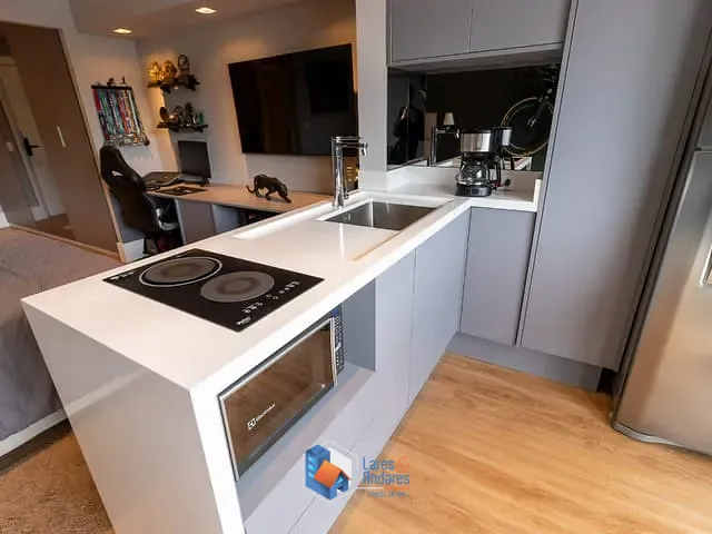 Apartamento com 33m² 1 quarto e 1 banheiro, à venda, no bairro Mirandópolis em São Paulo