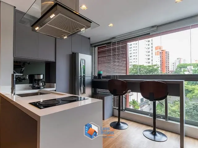 Apartamento com 33m² 1 quarto e 1 banheiro, à venda, no bairro Mirandópolis em São Paulo