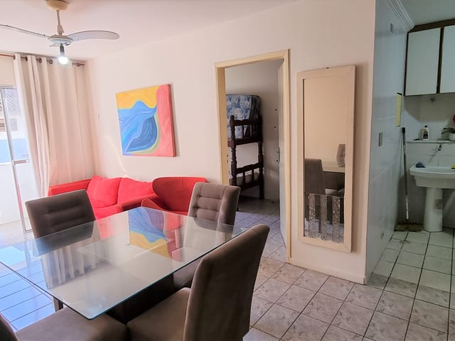 Apartamento com 73m² 3 quartos e 1 banheiro, à venda, no bairro Praia Grande em Ubatuba