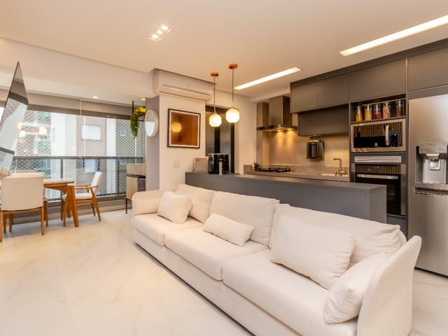 Foto do Apartamento - Apartamento tipo para venda em Vila Gumercindo com 3 quartos, sendo 1 suíte, 103m² | Lares e Andares Imóveis