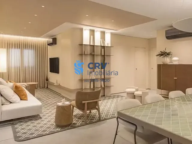 Apartamento com 111m² 2 quartos e 3 banheiros, à venda, no bairro Gleba Fazenda Palhano em Londrina