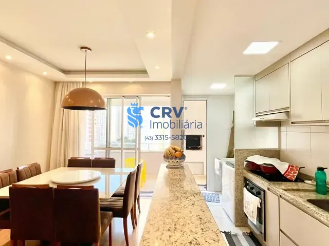Apartamento com 126m² 3 quartos e 2 banheiros, à venda, no bairro Gleba Fazenda Palhano em Londrina