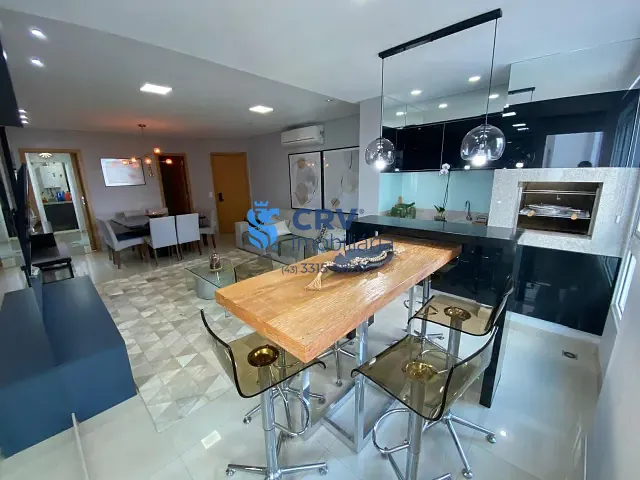 Apartamento com 205m² 3 quartos e 3 banheiros, à venda, no bairro Gleba Fazenda Palhano em Londrina