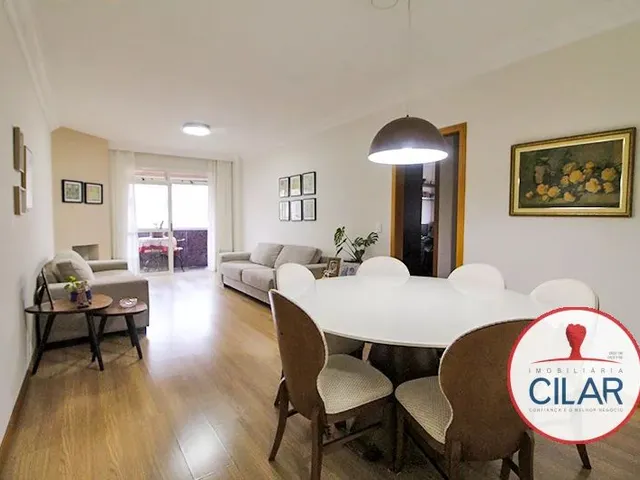 Apartamento 3 quartos e 3 banheiros, à venda, no bairro Água Verde em Curitiba