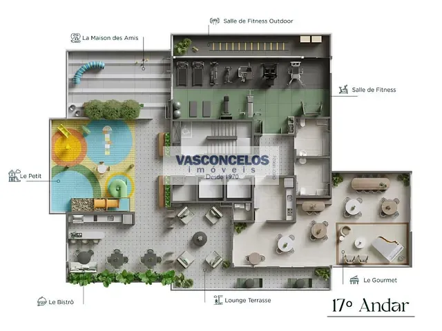 Apartamento 2 quartos e 3 banheiros, à venda, no bairro Vila Adyana em São José dos Campos