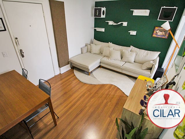 Apartamento 2 quartos e 1 banheiro, à venda, no bairro Água Verde em Curitiba