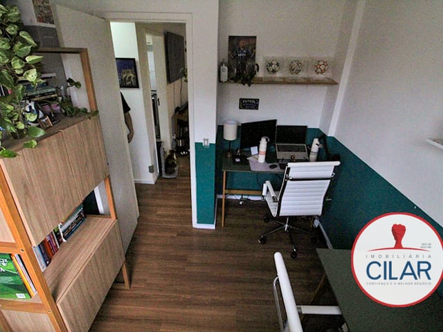 Apartamento 2 quartos e 1 banheiro, à venda, no bairro Água Verde em Curitiba