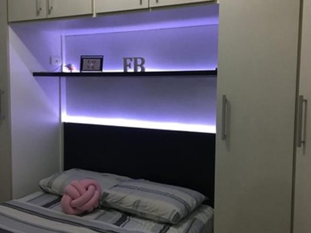 Apartamento 2 quartos e 1 banheiro, à venda, no bairro Campos Elíseos em Taubaté