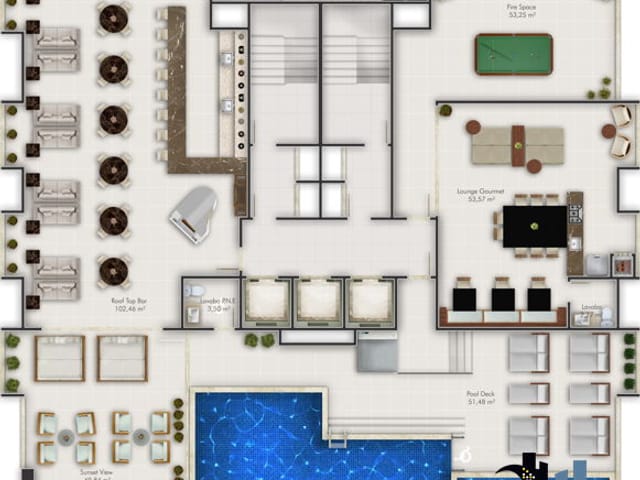 Flat à venda, no bairro Meia Praia em Itapema