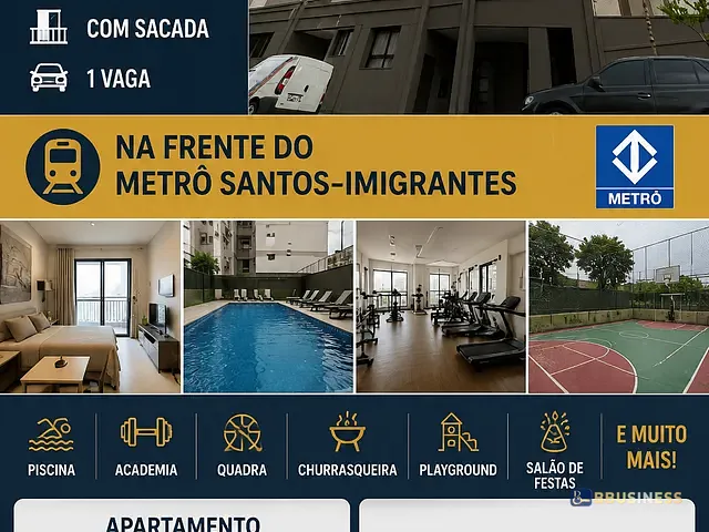 Apartamento com 32m² 1 quarto e 1 banheiro, à venda ou para alugar, no bairro Vila São José (Ipiranga) em São Paulo