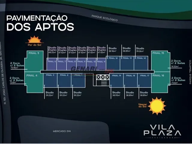 Apartamento com 74m² 2 quartos e 2 banheiros, à venda, no bairro Jardim Sao Conrado em Indaiatuba