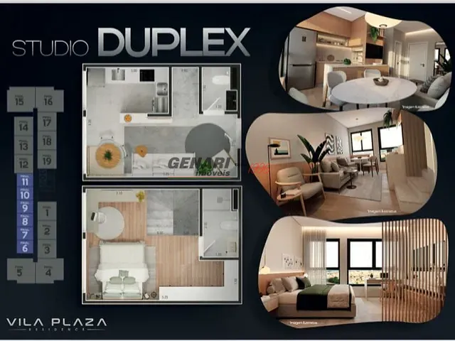 Apartamento com 48m² 1 quarto e 2 banheiros, à venda, no bairro Jardim Sao Conrado em Indaiatuba