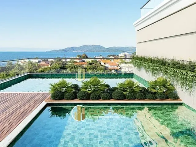 Apartamento com 106m² 2 quartos e 3 banheiros, à venda, no bairro Perequê em Porto Belo
