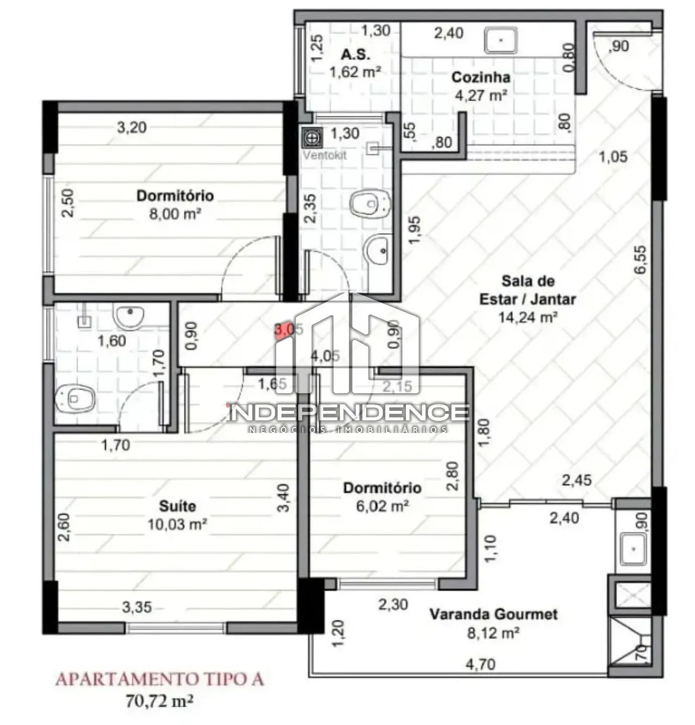 Apartamento, 3 quartos, 70 m² - Foto 38