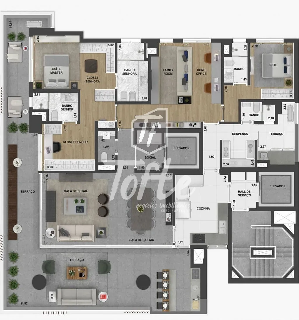 Apartamento, 4 quartos, 252 m² - Foto 27