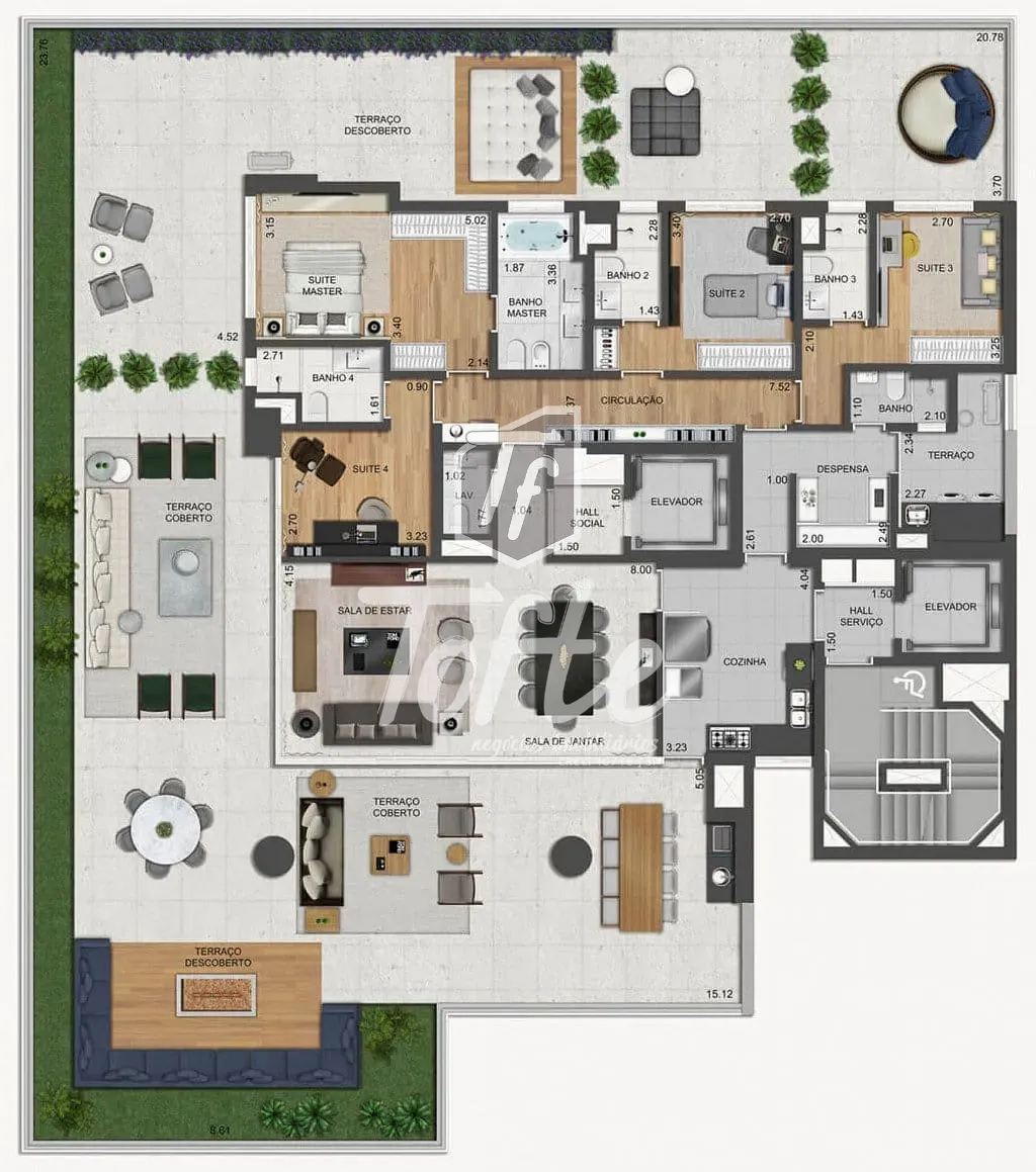 Apartamento, 4 quartos, 252 m² - Foto 31