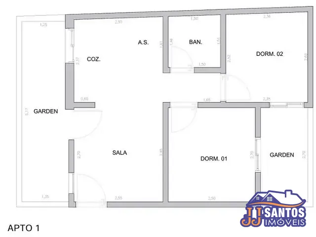 Apartamento 2 quartos e 1 banheiro, à venda, no bairro Vila Alpina em São Paulo