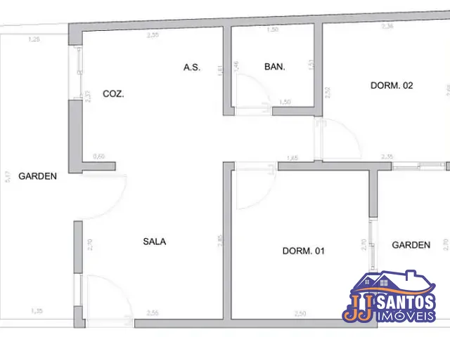 Apartamento 2 quartos e 1 banheiro, à venda, no bairro Vila Alpina em São Paulo