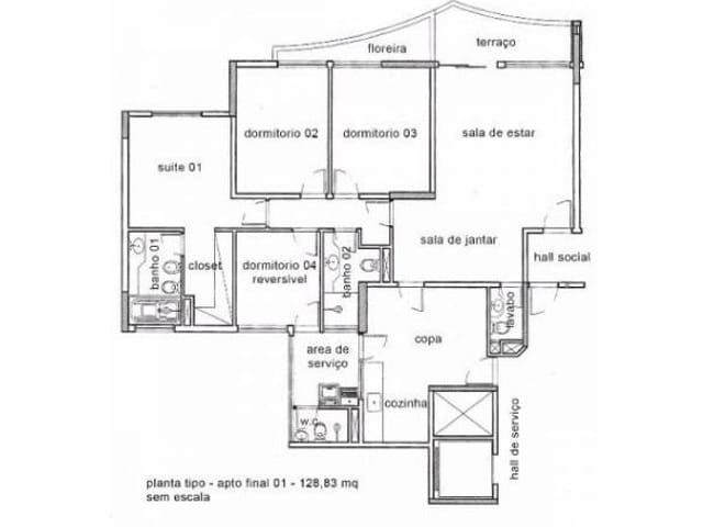 Foto do Apartamento - Apartamento à venda 4 Quartos, 1 Suite, 2 Vagas, 128M², Jardim Aquarius, São José dos Campos - SP | Edifício Fontana D Ampezzo | RUSSI IMÓVEIS
