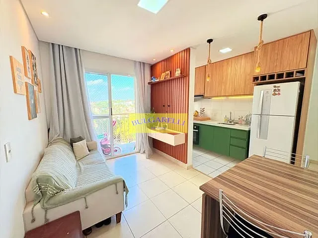 Apartamento com 49m² 2 quartos e 1 banheiro, à venda, no bairro Vila Nambi em Jundiaí