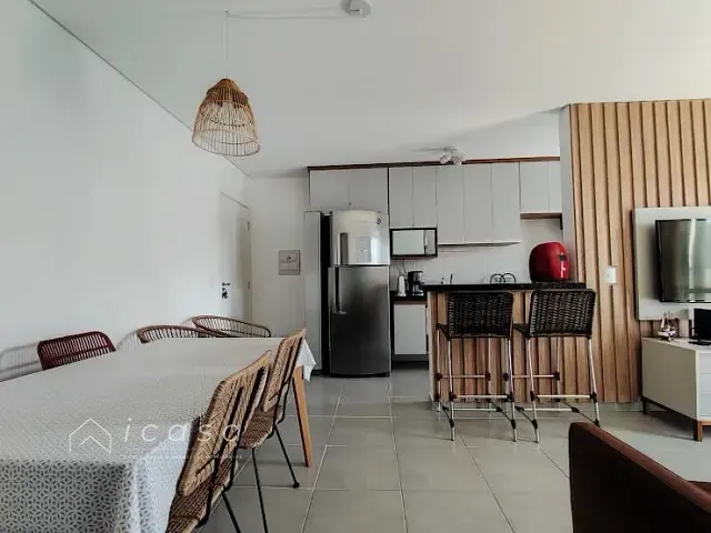 Apartamento com 70m² 2 quartos e 3 banheiros, à venda, no bairro Itaguá em Ubatuba
