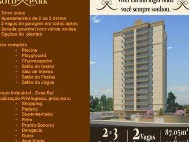 Foto do Apartamento - Apartamento à venda 3 Quartos, 1 Suite, 2 Vagas, 87M², Conjunto Residencial Trinta e Um de Março, São José dos Campos - SP | Edifício Gold Park | RUSSI IMÓVEIS