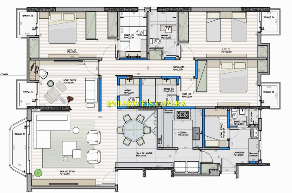 Apartamento, 4 quartos, 168 m² - Foto 28
