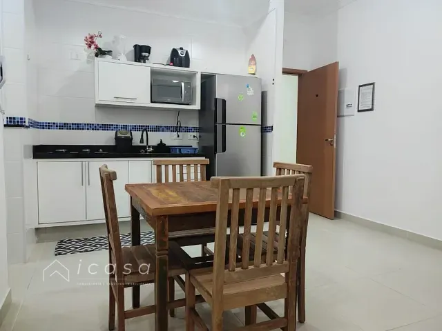 Apartamento com 55m² 1 quarto e 2 banheiros, à venda, no bairro Toninhas em Ubatuba