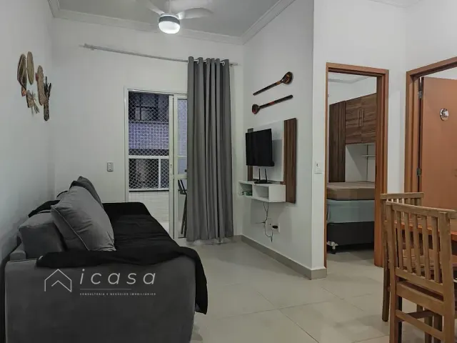 Apartamento com 55m² 1 quarto e 2 banheiros, à venda, no bairro Toninhas em Ubatuba