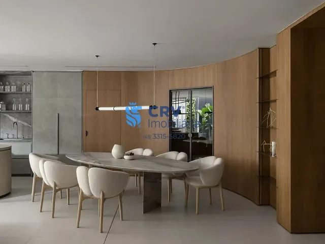 Apartamento com 222m² 2 quartos e 3 banheiros, à venda, no bairro Gleba Palhano em Londrina