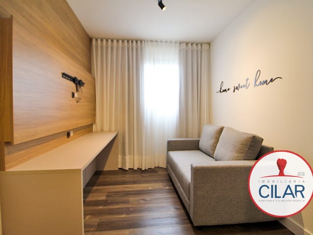 Apartamento 2 quartos e 1 banheiro, para alugar, no bairro Vila Izabel em Curitiba