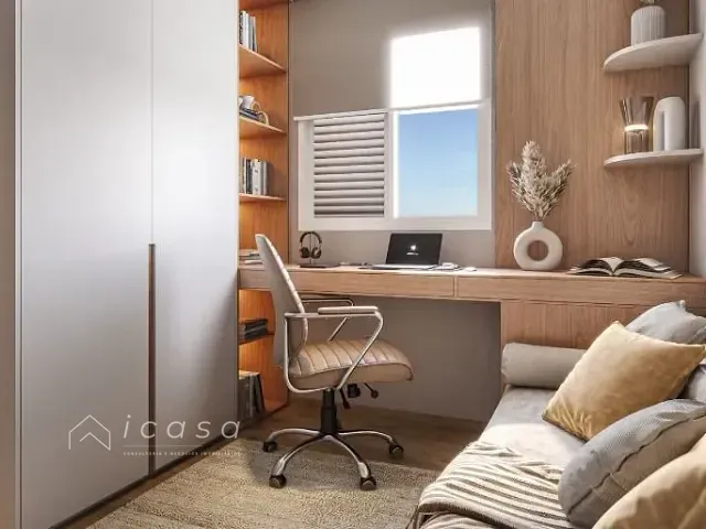 Apartamento com 42m² 2 quartos e 1 banheiro, à venda, no bairro Parque dos Ipês em São José dos Campos