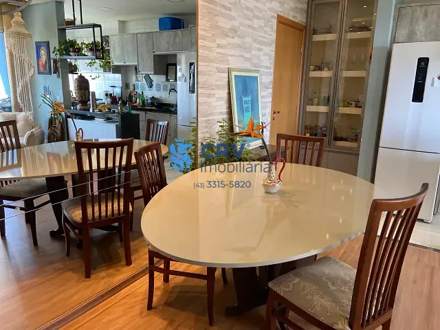 Apartamento com 91m² 2 quartos e 2 banheiros, à venda, no bairro Terra Bonita em Londrina
