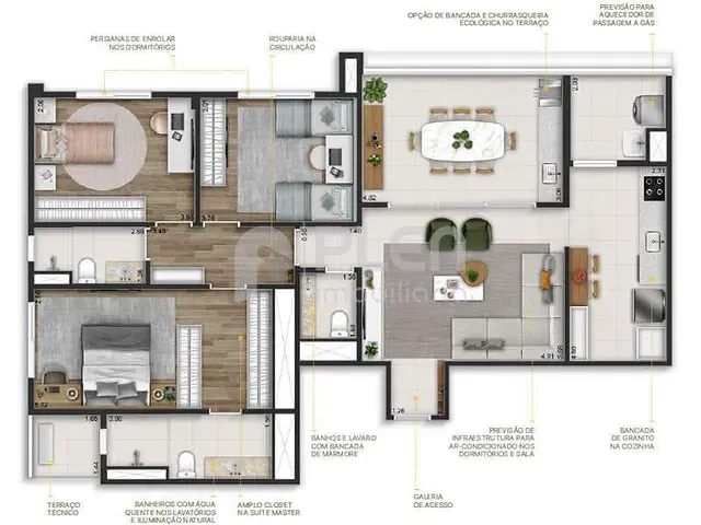 Apartamento 3 quartos e 3 banheiros, à venda, no bairro Jardim São Paulo(Zona Norte) em São Paulo