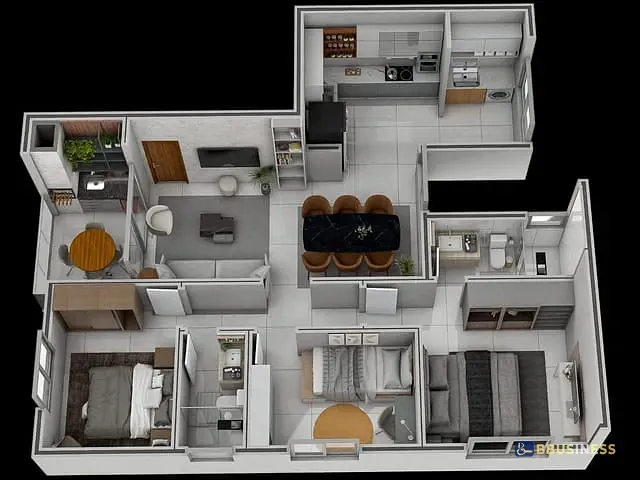 Apartamento 3 quartos e 2 banheiros, à venda, no bairro Imbaúbas em Ipatinga