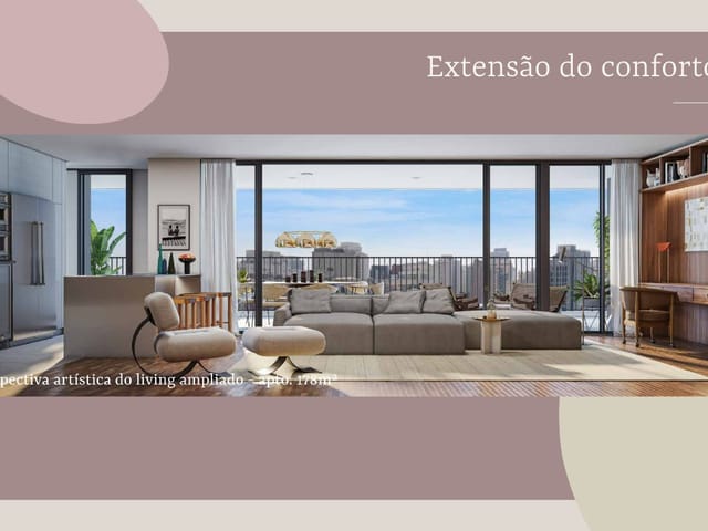 Foto do Apartamento - Apartamento para venda em Pinheiros com 3 quartos, sendo 3 suítes , 176m² | Lares e Andares Imóveis