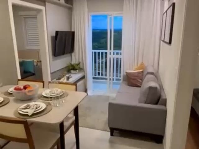 Apartamento 2 quartos e 1 banheiro, à venda, no bairro Residencial Parque da Fazenda em Campinas