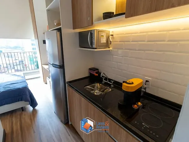 Apartamento com 22m² 1 quarto e 1 banheiro, à venda, no bairro Brooklin em São Paulo