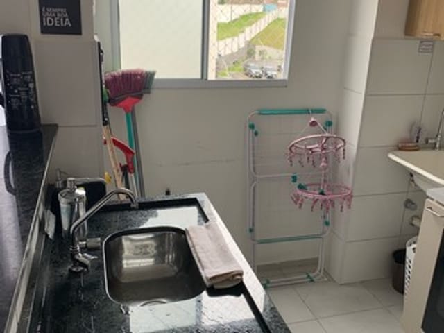 Apartamento 2 quartos e 1 banheiro, à venda, no bairro Jardim das Bandeiras em Taubaté