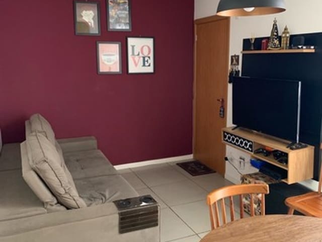Apartamento 2 quartos e 1 banheiro, à venda, no bairro Jardim das Bandeiras em Taubaté
