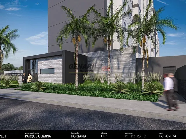 Apartamento com 45m² 2 quartos e 1 banheiro, à venda, no bairro Jardim Kioto I em Indaiatuba