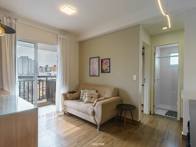 Foto do Apartamento - Apartamento tipo para venda com 1 quarto, 35m² | Lares e Andares Imóveis