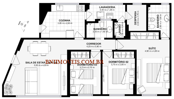 Apartamento, 3 quartos, 105 m² - Foto 20