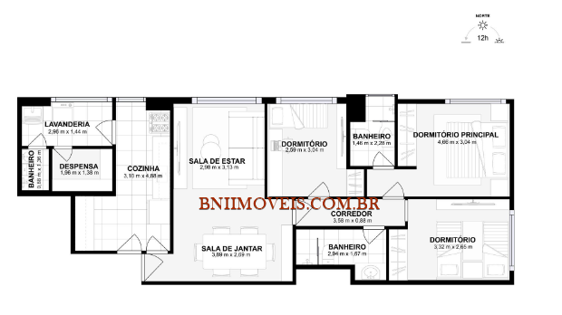 Apartamento, 3 quartos, 95 m² - Foto 24
