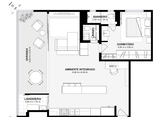 Apartamento, 1 quarto, 85 m² - Foto 25